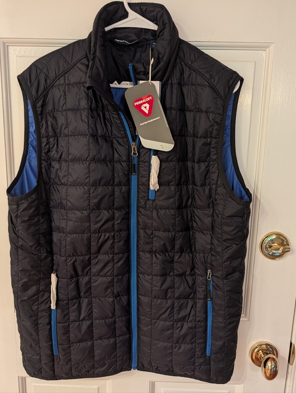 NWT CUTTER & BUCK MCO00019 - Men's Primaloft Rainier Packable Vest Sz M